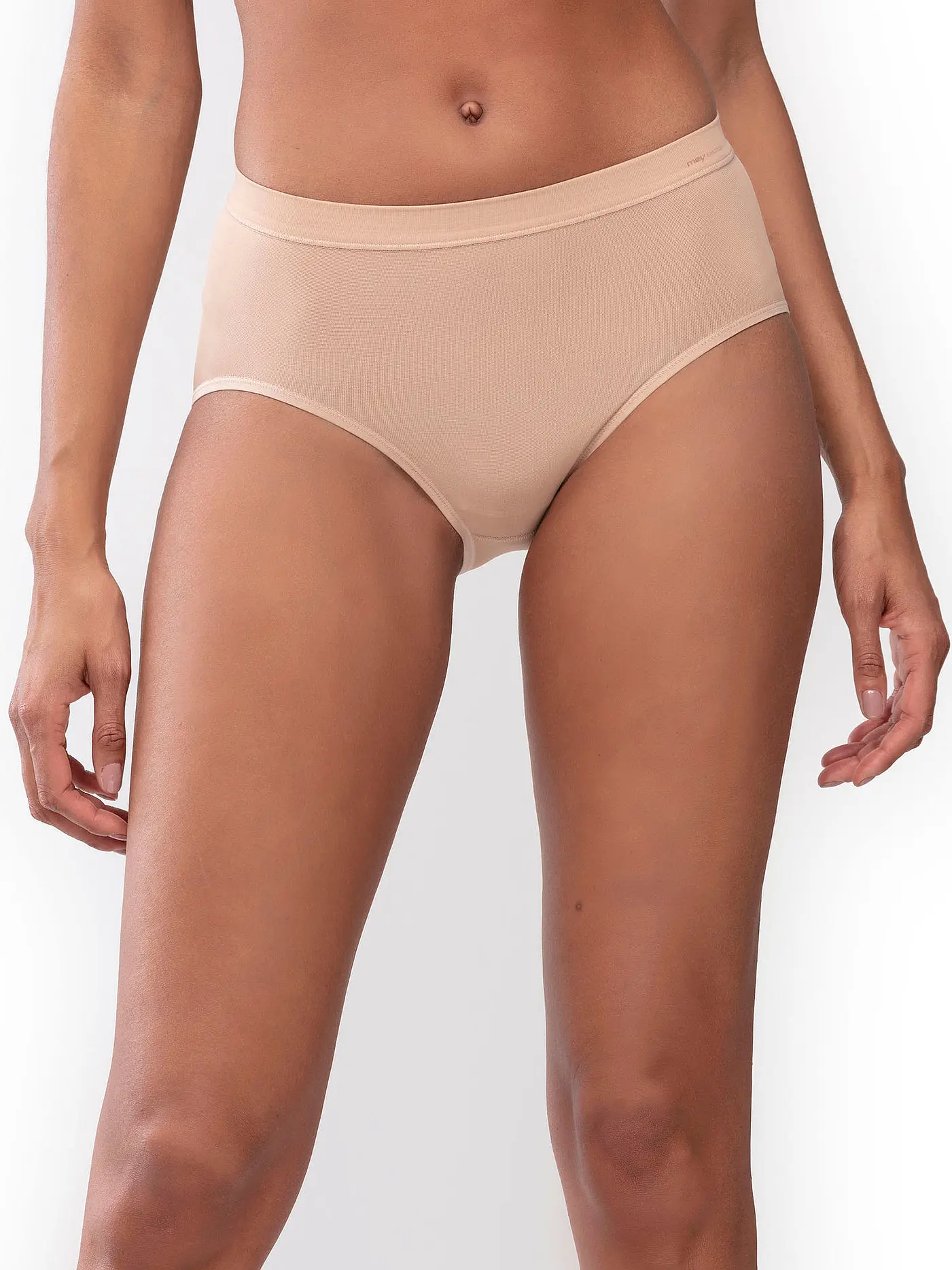 MEY | Taillen-Pants "Emotion" (Weiss) | beige
